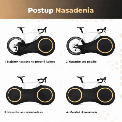 Elastický poťah na bicykel 26 - 29, rozmer cca 153 x 72 cm