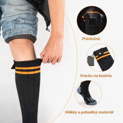 Ponožky RB elektricky vyhrievané ponožky