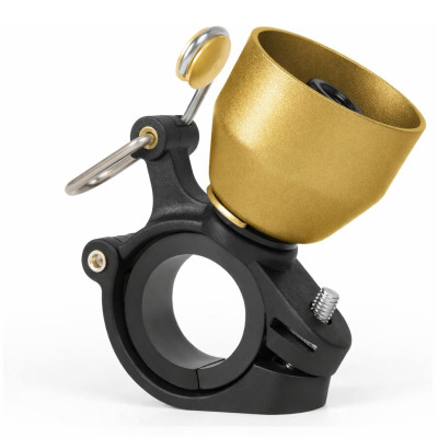 Zvonček RockBros, mosadz, 90 dB, zlatý