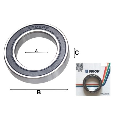 Ložisko CB-214  6906 2RS, 30x47x9 mm