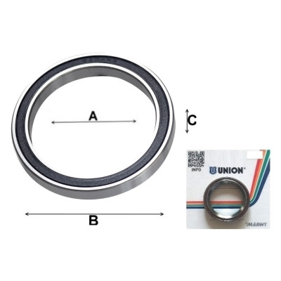 Ložisko CB-260  6809 2RS, 45x58x7 mm