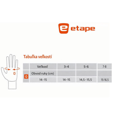 Rukavice detské Etape, protišmykové, veľ.7-8, dinosaurus