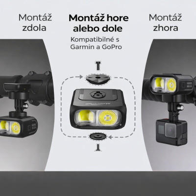 Svetlo predné Magicshine Hori 1300 Lm. V cene výrobku je zahrnutý recykl.pop.pre SR v sume 0,1248 €/kg.