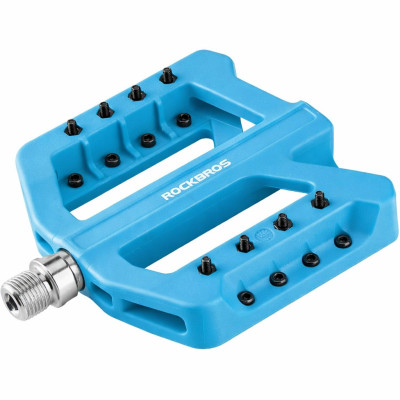 Pedál RockBros, PL,LSL Flat, nylon, 9/16,modrý