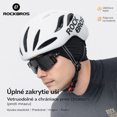 Funkčná cyklistická čiapka RockBros, čierna