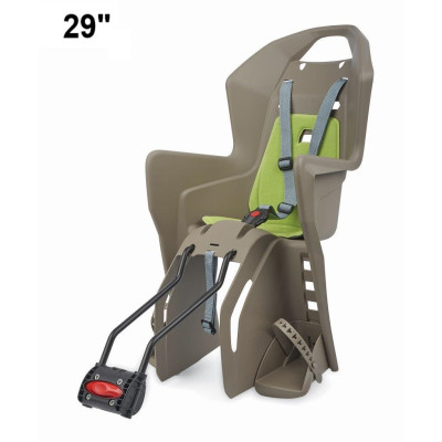 Sedačka det.zadná Koolah 29 na sedl.trubku,sivo/zelená