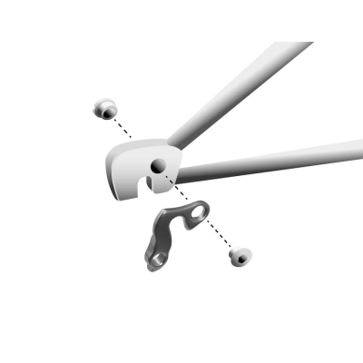 Koncovka rámu vymeniteľná GH-013, AL