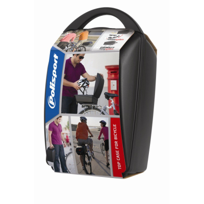 Kufor plast na zadný nosič s RU systémom,12 litrov