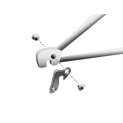 Koncovka rámu vymeniteľná GH-018, AL