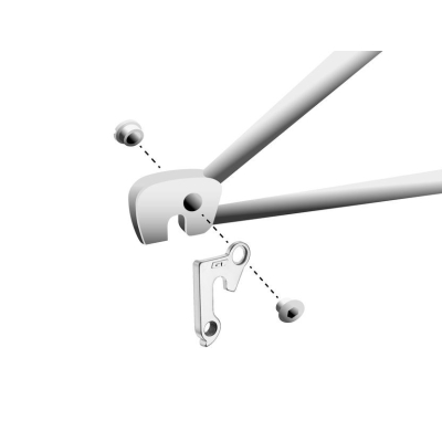 Koncovka rámu vymeniteľná GH-144, AL