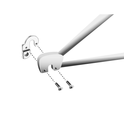 Koncovka rámu vymeniteľná GH-114, AL