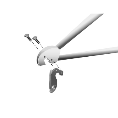 Koncovka rámu vymeniteľná GH-086, AL