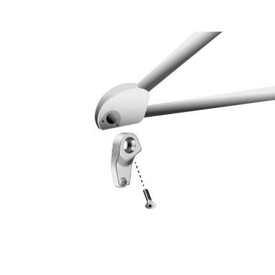 Koncovka rámu vymeniteľná GH-095, AL